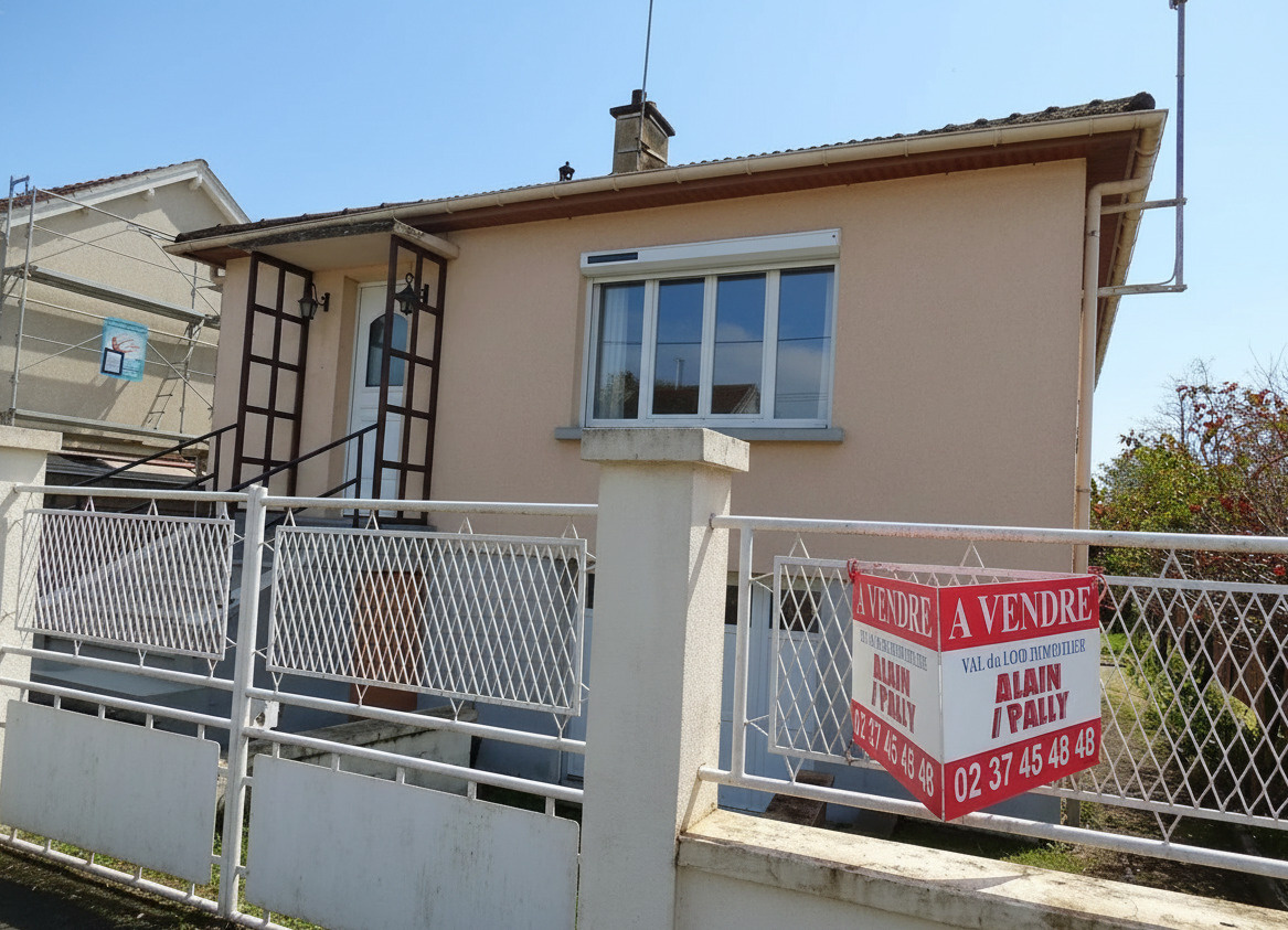 Charmante maison avec jardin   Quartier calme � Ch�teaudun
